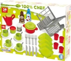 ECOIFFIER 100% Chef Spielgeschirrset