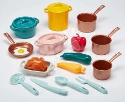 ECOIFFIER Geschirr Und Zubehör Für Die Küche Pots And Traditions Vert Azur Écoifffier Mit Cutter 20 Teile Ab 18 Monate ECO1685 -Ecoiffier 1685 f ecoiffier riad