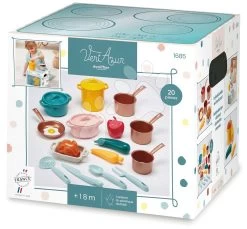 ECOIFFIER Geschirr Und Zubehör Für Die Küche Pots And Traditions Vert Azur Écoifffier Mit Cutter 20 Teile Ab 18 Monate ECO1685 -Ecoiffier 1685 g ecoiffier riad