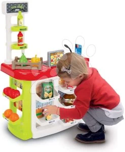 Shop Supermarkt 3in1 Checkout Ecoiffier Mit Kasse Und Einkaufswagen Und 31 Zubehör Ab 18 Monaten ECO1691 -Ecoiffier 1691 d ecoiffier obchod