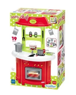 ECOIFFIER Küche Tradition Écoiffier Mit 19 Zubehörteilen Und Einer Höhe Von 80 Cm Ab 12 Monaten -Ecoiffier 1759 d ecoiffier kuchynka