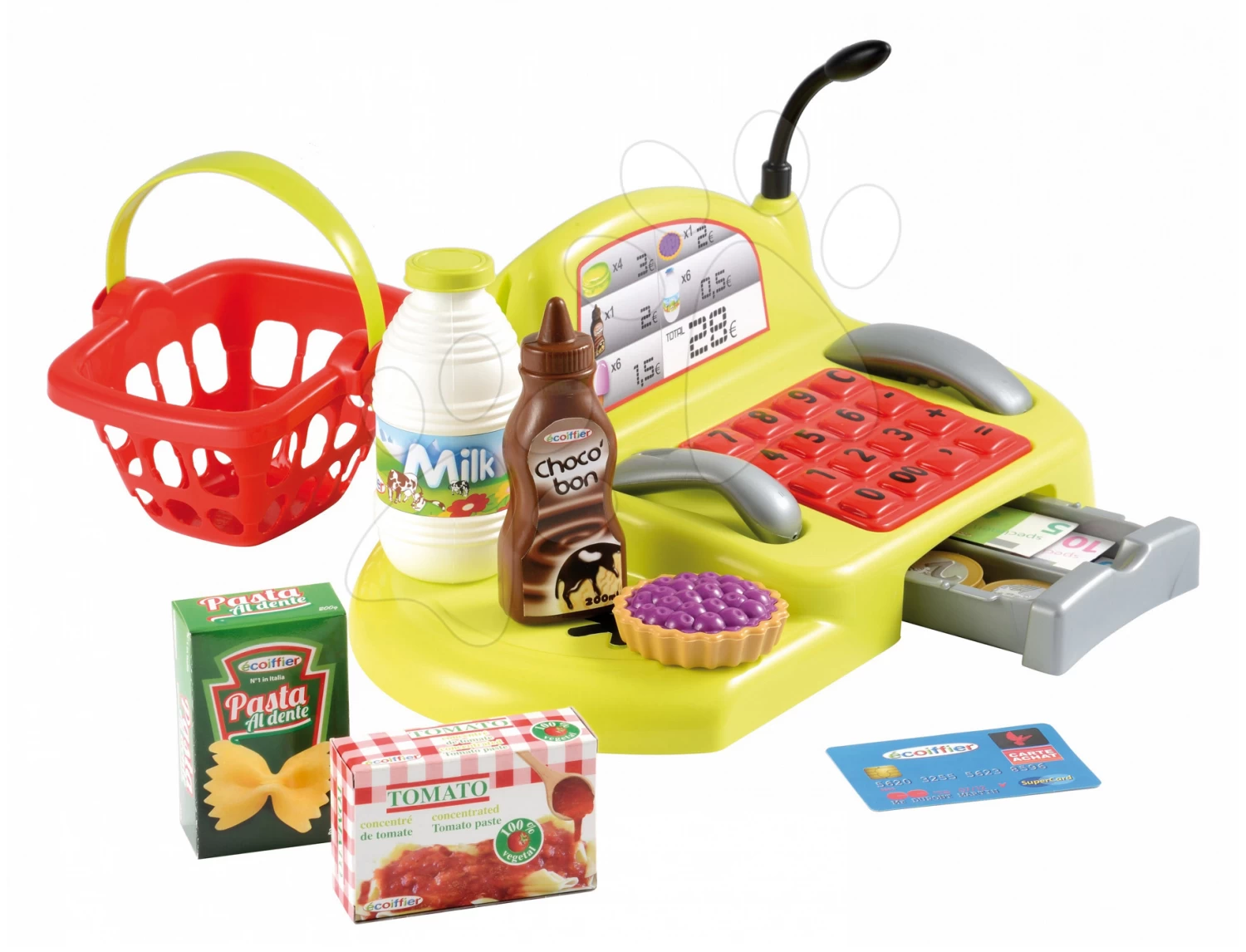ECOIFFIER Gemüsestand 100% Chef Écoiffier Mit Kasse, Warenkorb Und 65 Zubehör Ab 18 Monaten 8 ECOIFFIER Gemüsestand 100% Chef Écoiffier Mit Kasse, Warenkorb Und 65 Zubehör Ab 18 Monaten – Bild 8