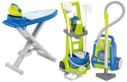 ECOIFFIER Reinigungsset Clean Home Écoiffier Wagen Mit Staubsauger Und Bügelbrett Mit Bügeleisen Ab 3 Jahren -Ecoiffier 1767 a ecoiffier upratovaci set