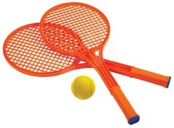 ECOIFFIER Tennis Mega Set Sport Écoiffier Mit Fliegendem Teller Und Einem Spiel Mit Bällen 55 Cm Ab 18 Monaten