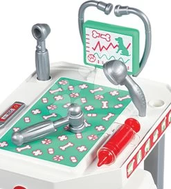 ECOIFFIER Tierklinik Mit Einem Plüschhund Veterinary Clinic Écoiffier Auf Einem Wagen Mit 14 Zubehörteilen Ab 18 Monaten ECO1919 -Ecoiffier 1919 d ecoiffier veterinar