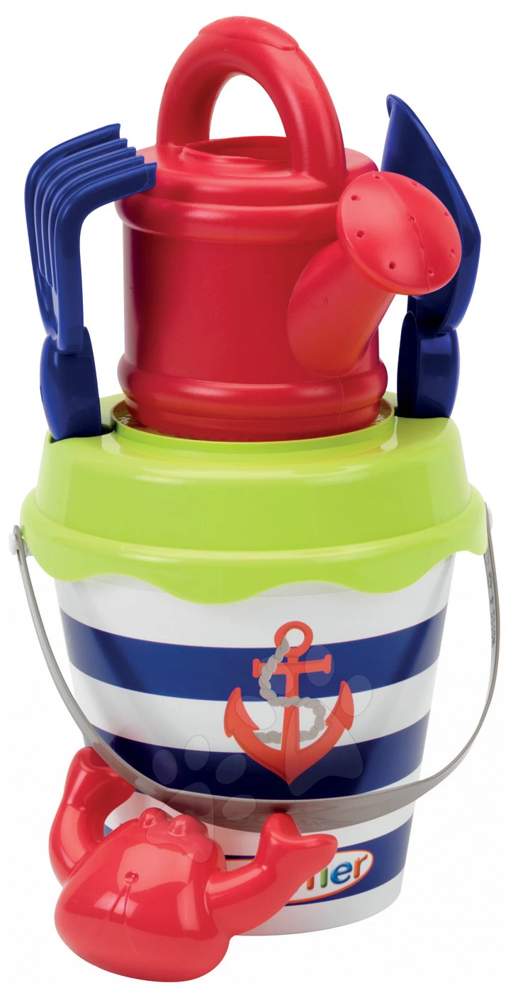 ECOIFFIER Eimerset Mit Gießkanne Matrose Écoiffier 6 Teile (Höhe 18 Cm) Ab 18 Monaten 2 ECOIFFIER Eimerset Mit Gießkanne Matrose Écoiffier 6 Teile (Höhe 18 Cm) Ab 18 Monaten – Bild 2
