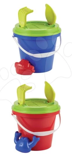 ECOIFFIER Eimerset 19 Cm Écoiffier Mit Sieb, Form, Schaufel Und Rechen Ab 18 Monaten -Ecoiffier 25587 e ecoiffier vedro set