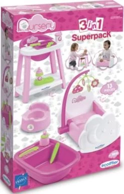 ECOIFFIER écoiffier 3 In 1 Puppenpflege-Set -Ecoiffier 25680902 04