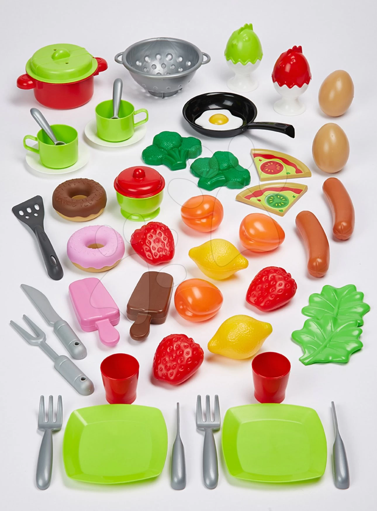 ECOIFFIER Lebensmittel Und Geschirr Für Die Küche 100% Chef Écoiffier 50 Sorten Ab 18 Monaten 2 ECOIFFIER Lebensmittel Und Geschirr Für Die Küche 100% Chef Écoiffier 50 Sorten Ab 18 Monaten – Bild 2