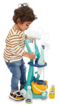 ECOIFFIER Reinigungswagen Cleaning Trolley Écoiffier Mit Eimer Und Besen 8 Zubehör ECO2769 -Ecoiffier 2769 g ecoiffier vozik 1