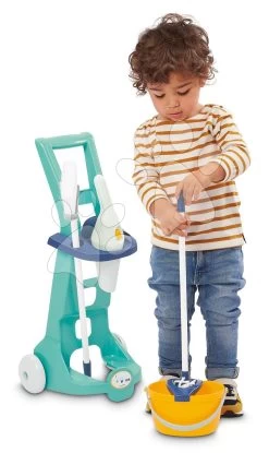 ECOIFFIER Reinigungsset Clean Home Écoiffier Wagen Mit Staubsauger Und Bügelbrett Mit Bügeleisen Ab 3 Jahren -Ecoiffier 2769 h ecoiffier vozik