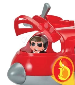 ECOIFFIER Baukasten Feuerwehrleute Mit Einem Flugzeug Abrick Fireman Cargo Plane Écoiffier Mit 4 Figuren Und 3 Fahrzeugen Ab 18 Monaten ECO2996 -Ecoiffier 2996 e ecoiffier stavebnica