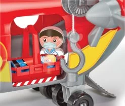 ECOIFFIER Baukasten Feuerwehrleute Mit Einem Flugzeug Abrick Fireman Cargo Plane Écoiffier Mit 4 Figuren Und 3 Fahrzeugen Ab 18 Monaten ECO2996 -Ecoiffier 2996 f ecoiffier stavebnica