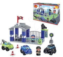 ECOIFFIER Bausatz Polizeistation Abrick Écoiffier Mit 3 Autos Und 2 Figuren Ab 18 Monaten