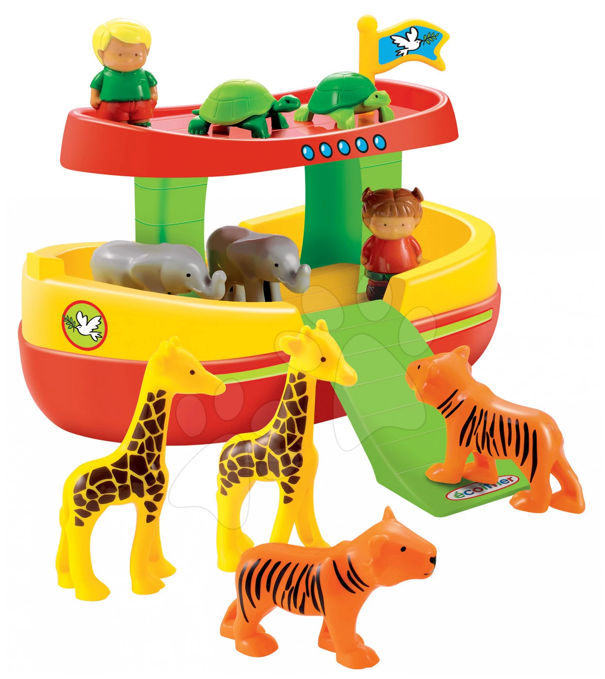 ECOIFFIER Baukasten Abrick Arche Noah Écoiffier Mit Tieren Und Figuren Ab 18 Monaten 2 ECOIFFIER Baukasten Abrick Arche Noah Écoiffier Mit Tieren Und Figuren Ab 18 Monaten – Bild 2