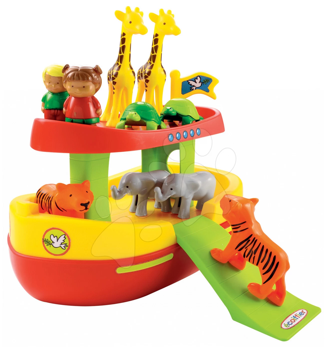 ECOIFFIER Baukasten Abrick Arche Noah Écoiffier Mit Tieren Und Figuren Ab 18 Monaten 5 ECOIFFIER Baukasten Abrick Arche Noah Écoiffier Mit Tieren Und Figuren Ab 18 Monaten – Bild 5