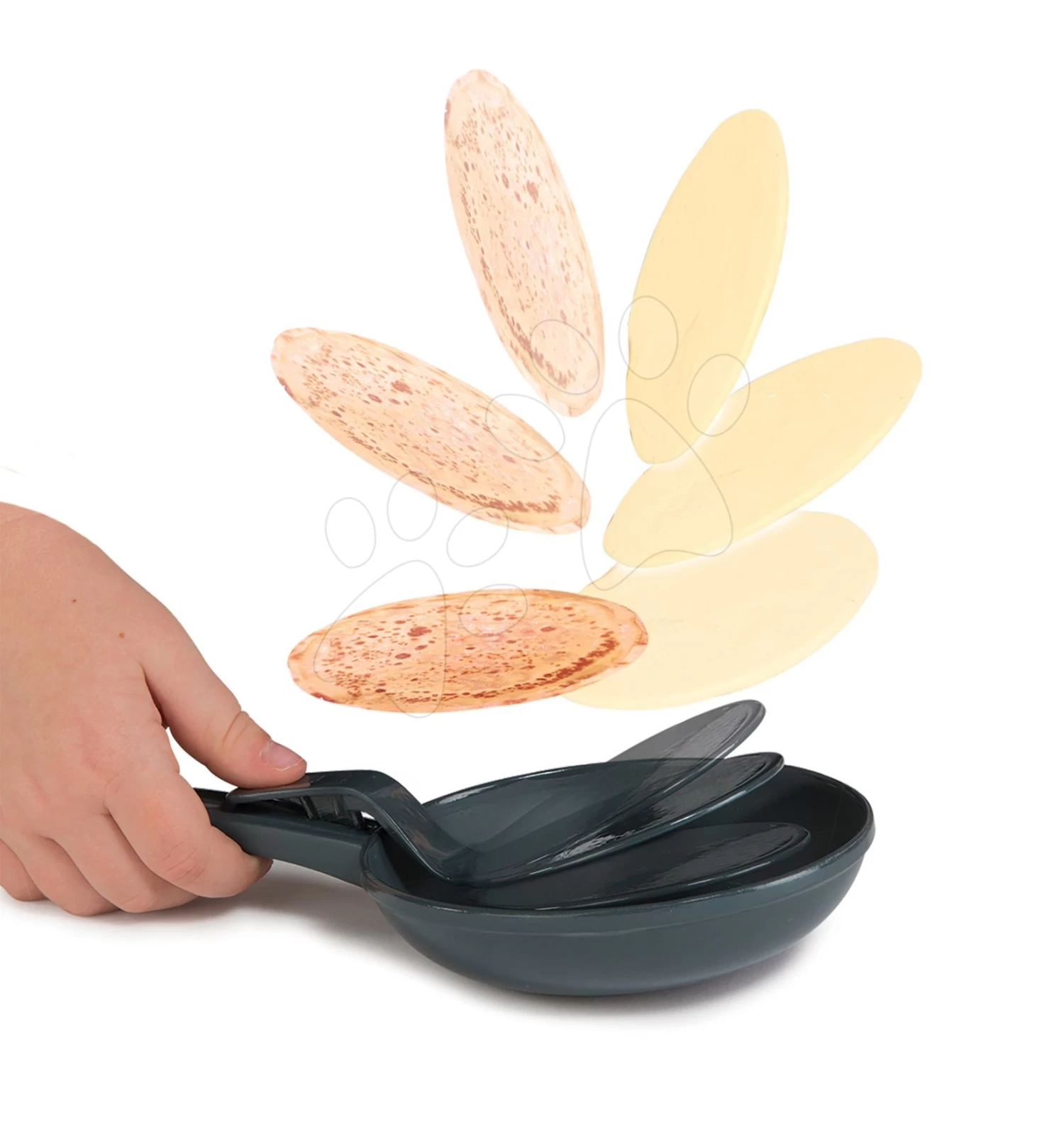 ECOIFFIER Spielküchenset Mit Pizza Pizzeria Écoiffier Doppelseitig Mit Waffeleisen Und Pfannkuchen 9 ECOIFFIER Spielküchenset Mit Pizza Pizzeria Écoiffier Doppelseitig Mit Waffeleisen Und Pfannkuchen – Bild 9