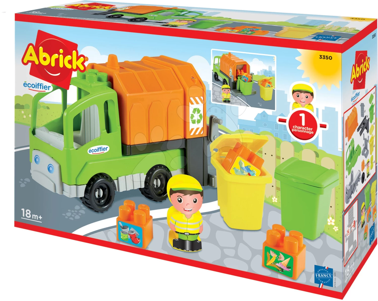 ECOIFFIER Baukasten Müllwagen Abrick Écoiffier Mt Dem Fahrer 24 Cm Lang Ab 18 Monaten 2 ECOIFFIER Baukasten Müllwagen Abrick Écoiffier Mt Dem Fahrer 24 Cm Lang Ab 18 Monaten – Bild 2