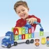 ECOIFFIER LKW Mit Dem Kran ABC Abrick Truck Écoiffier Mit 26 Würfeln Ab 18 Monaten