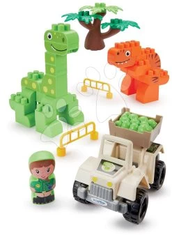 ECOIFFIER Bausatz Mit Dinosauriern Dino Park Écoiffier Mit Figur Und Fahrzeug Ab 18 Monate ECO3355 11 ECOIFFIER Bausatz Mit Dinosauriern Dino Park Écoiffier Mit Figur Und Fahrzeug Ab 18 Monate ECO3355 -Ecoiffier 3355 b ecoiffier stavebnica