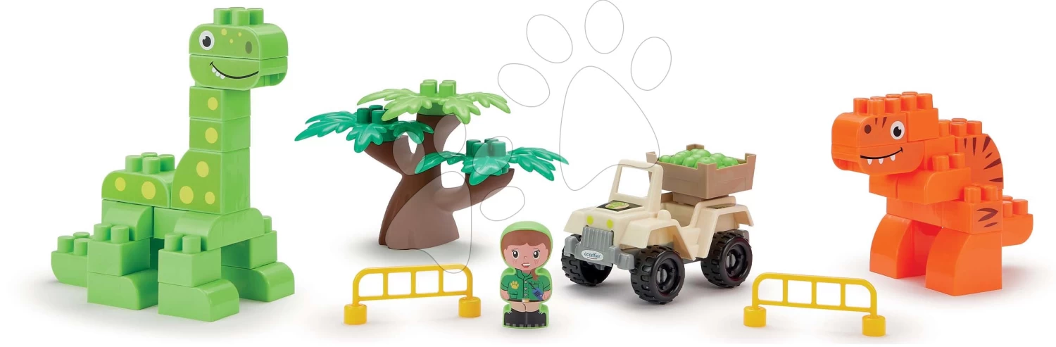 ECOIFFIER Bausatz Mit Dinosauriern Dino Park Écoiffier Mit Figur Und Fahrzeug Ab 18 Monate ECO3355 7 ECOIFFIER Bausatz Mit Dinosauriern Dino Park Écoiffier Mit Figur Und Fahrzeug Ab 18 Monate ECO3355 – Bild 7
