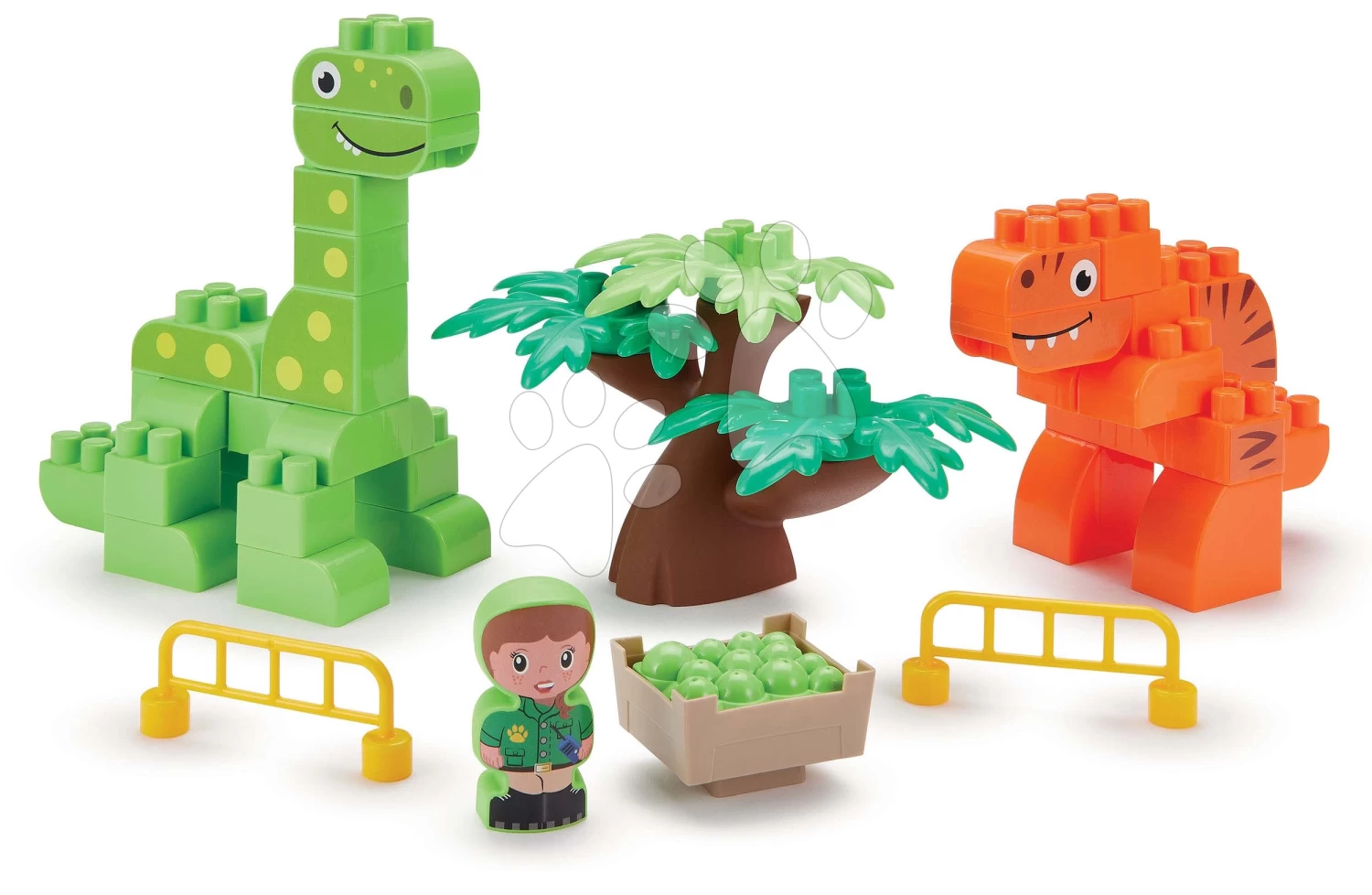 ECOIFFIER Bausatz Mit Dinosauriern Dino Park Écoiffier Mit Figur Und Fahrzeug Ab 18 Monate ECO3355 6 ECOIFFIER Bausatz Mit Dinosauriern Dino Park Écoiffier Mit Figur Und Fahrzeug Ab 18 Monate ECO3355 – Bild 6