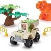 ECOIFFIER Bausatz Mit Dinosauriern Dino Park Écoiffier Mit Figur Und Fahrzeug Ab 18 Monate ECO3355