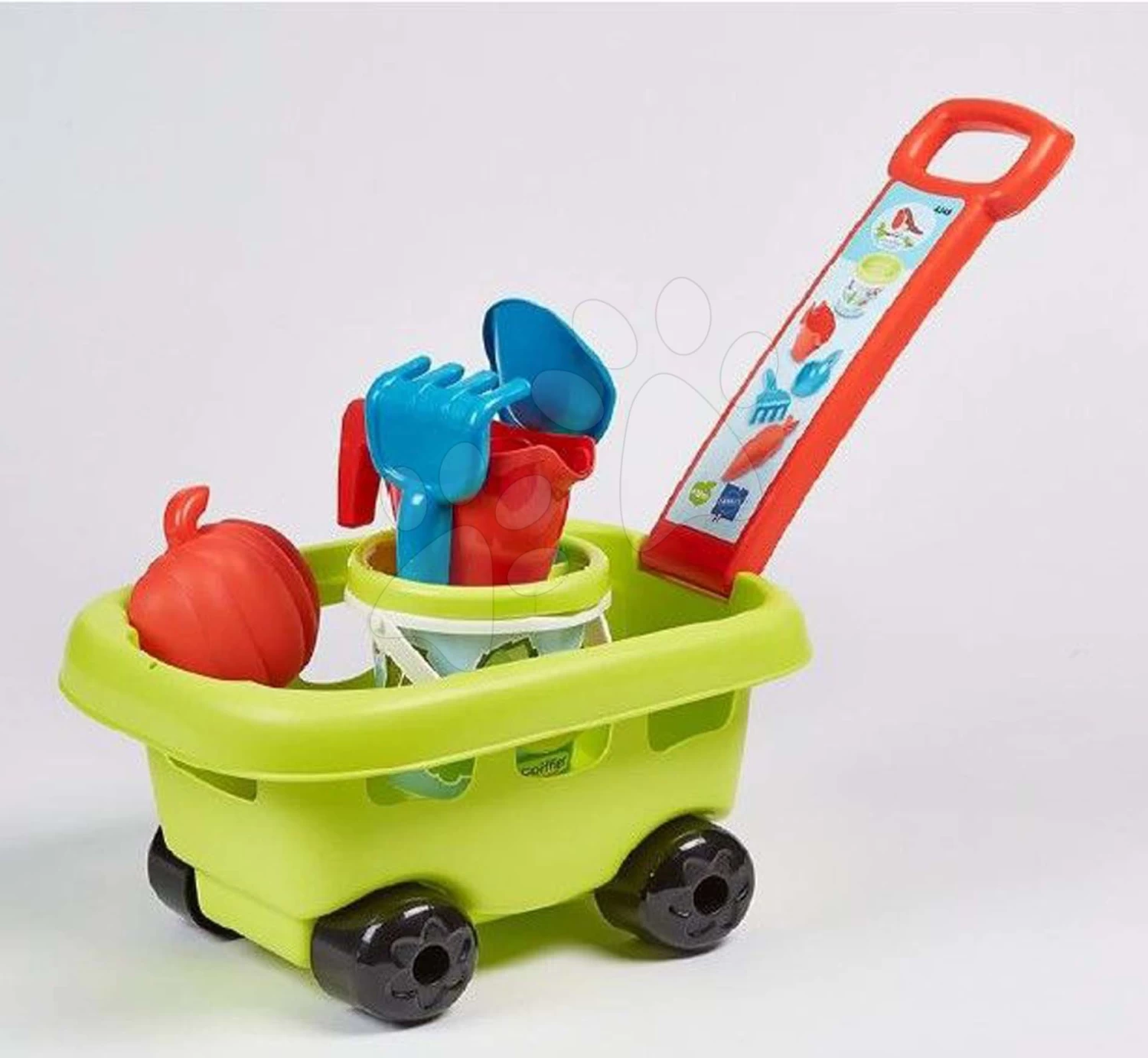 ECOIFFIER Wagen Mit Gartengeräten Und Einem Eimer Garden&Seasons Écoiffier Mit 5 Zubehörteilen Ab 18 Monaten 2 ECOIFFIER Wagen Mit Gartengeräten Und Einem Eimer Garden&Seasons Écoiffier Mit 5 Zubehörteilen Ab 18 Monaten – Bild 2