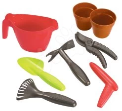 ECOIFFIER Garden & Seasons ÉCoiffierwagen Mit Gartenwerkzeug Mit 8 Accessoires Ab 18 Monaten