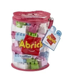 ECOIFFIER Baukasten Abrick Écoiffier In Der Tasche Mit 50 Stück Rosa Ab 18 Monaten