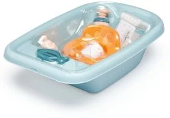ECOIFFIER Badewanne Mit Töpfchen Garnished Bathtub Vert Azur Écoiffier Mit Badezubehör Für Eine 30 Cm Große Puppe Ab 18 Monaten