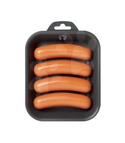 ECOIFFIER Frische Lebensmittel Auf Einem Écoiffier-Tablett Fisch Hähnchen Und Würstchen (Preis Für 4 Stück) Ab 18 Monaten -Ecoiffier 944 e ecoiffier potraviny tacka