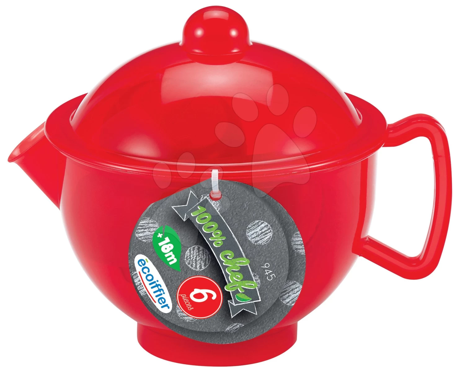 ECOIFFIER Teekanne Mit Kuchen 100% Chef Écoiffier 6 Zubehörteile Ab 18 Monaten 1 ECOIFFIER Teekanne Mit Kuchen 100% Chef Écoiffier 6 Zubehörteile Ab 18 Monaten