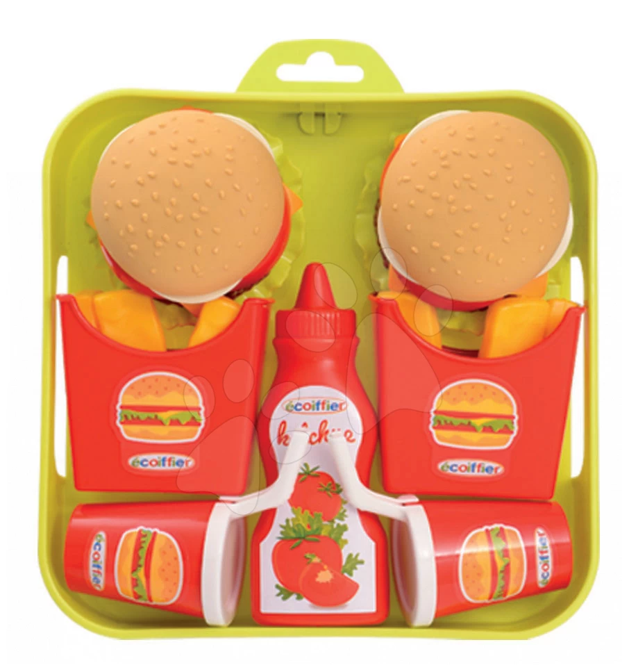 ECOIFFIER Burger-Set 100% Chef Écoiffier Auf Einem Tablett Ab 18 Monaten 1 ECOIFFIER Burger-Set 100% Chef Écoiffier Auf Einem Tablett Ab 18 Monaten