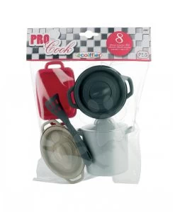 ECOIFFIER Topfset Pro Cook Écoiffier 8 Stück Ab 18 Monaten