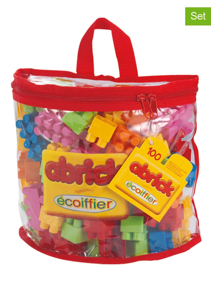 100tlg. Baustein-Set "Abrick" - Ab 18 Monaten 1 100tlg. Baustein-Set "Abrick" - Ab 18 Monaten