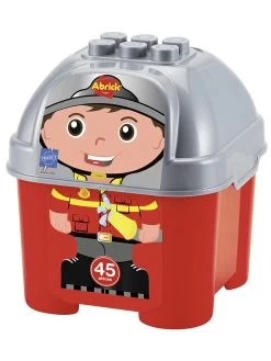 45tlg. Baustein-Spielset "Feuerwehr" - Ab 18 Monaten