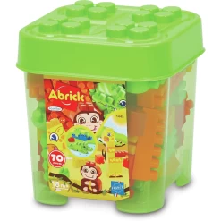 Ecoiffier Abrick Safari Box Mit 70 Bausteinen