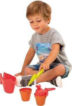 Ecoiffier 3in1 Gärtner-Set Mit Rasenmäher, Schubkarre Und Gartenkorb -Ecoiffier ecoiffier ecoiffier 3in1 gartner set mit rasenmaher schubkarre und gartenkorb 4