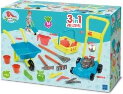 Ecoiffier 3in1 Gärtner-Set Mit Rasenmäher, Schubkarre Und Gartenkorb -Ecoiffier ecoiffier ecoiffier 3in1 gartner set mit rasenmaher schubkarre und gartenkorb 5