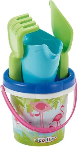 Ecoiffier Flamingo-Eimergarnitur Mit Gießkanne