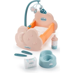 Ecoiffier Puppenwiege Mit Zubehör