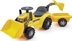 Rutscherfahrzeug Radlader Mit Heckschaufel Und Anhänger