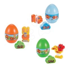 ECOIFFIER Baukasten Ei Mit Tieren Animals Eggs Écoiffier 15 Cm - Fisch Ab 18 Monaten
